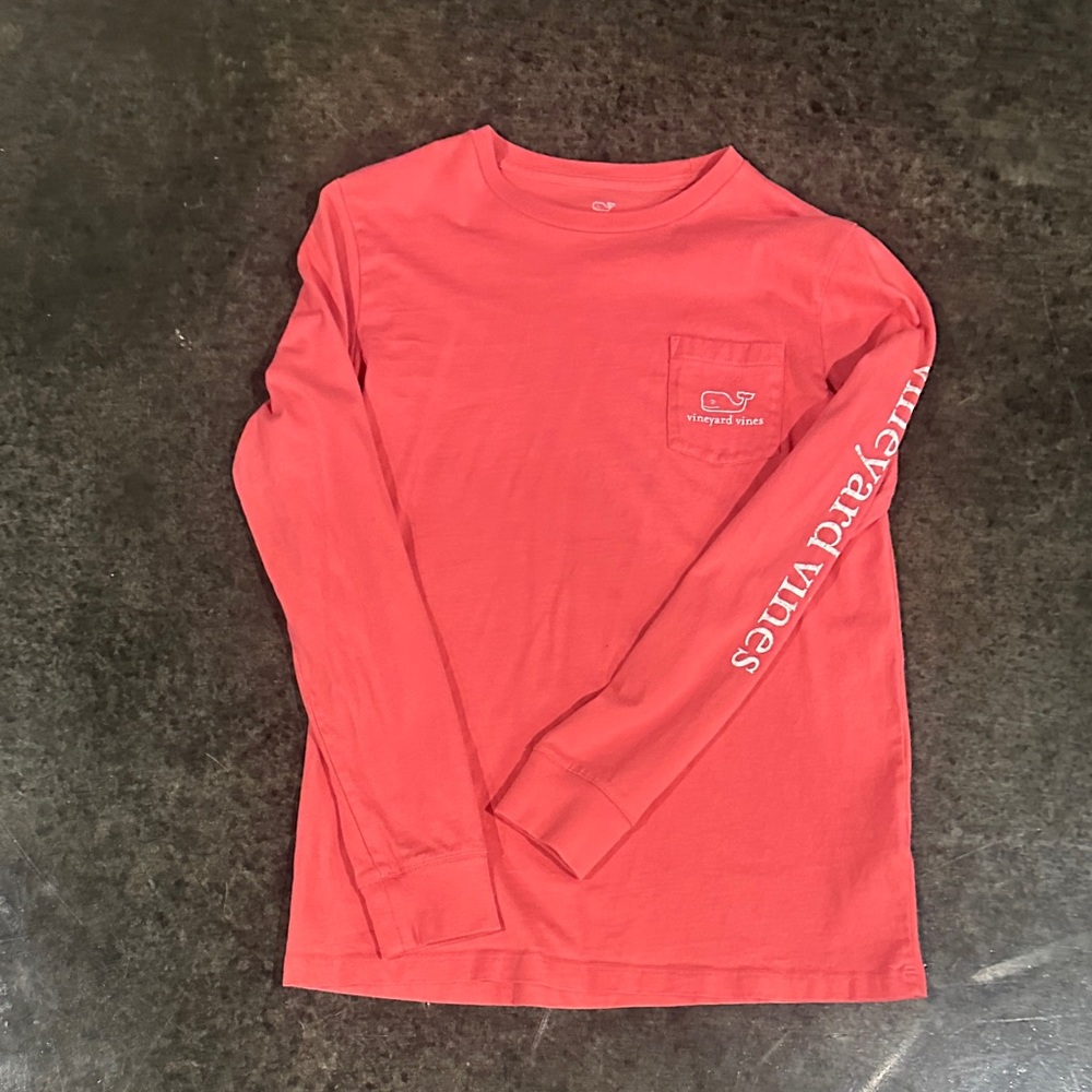 Vineyard Vines Pink Long Sleeve Tee